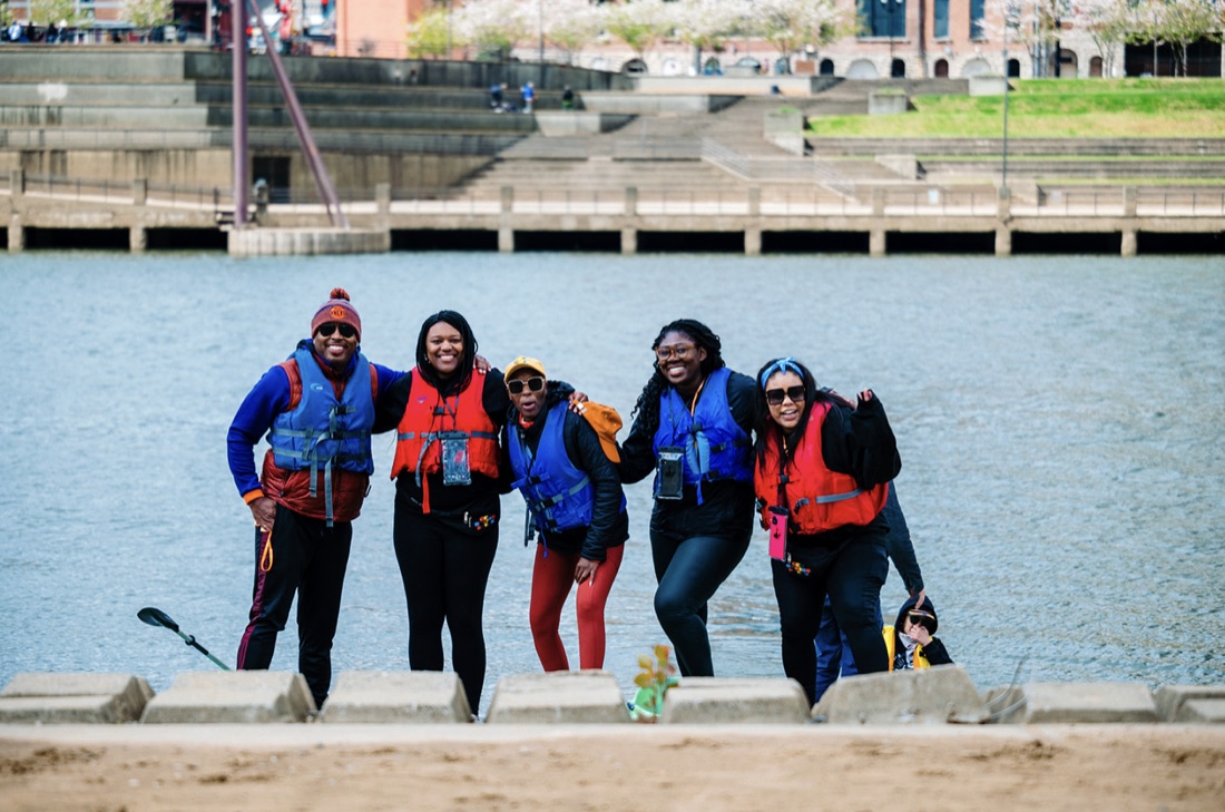 CEO Spring Break campers on a Nashville waterfront activity